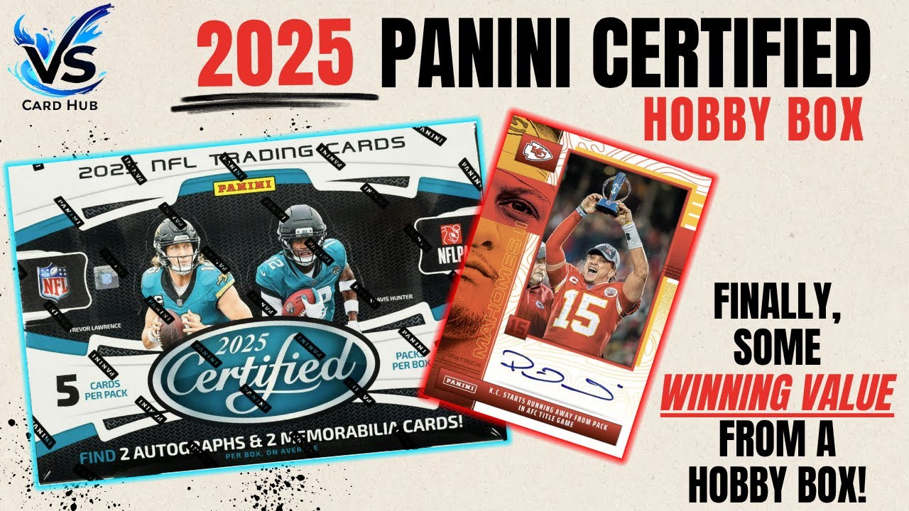 BUY THIS! Great Budget Hobby Box! | 2025 Panini Certified NFL Hobby Box Football Card Unboxing