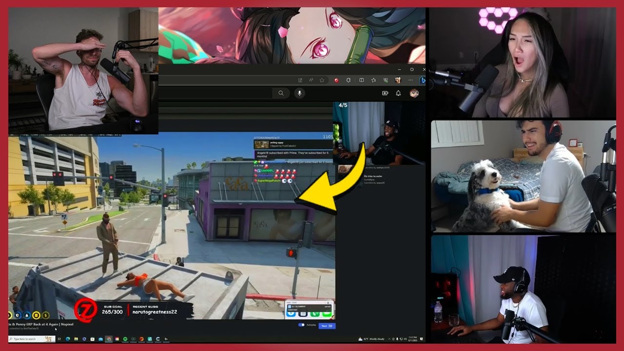 Curtis Reacts to His Old ERP Clip with Penny | Nopixel GTA RP