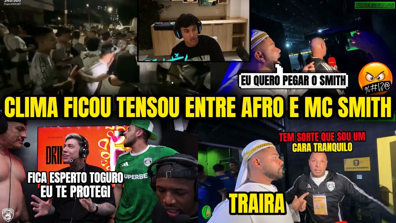 EITA 🔥 O CLIMA ESQUENTOU ENTRE MC SMITH E AFRODISÍACO! YURI22 MANDOU UM RECADO PARA O TOGURO