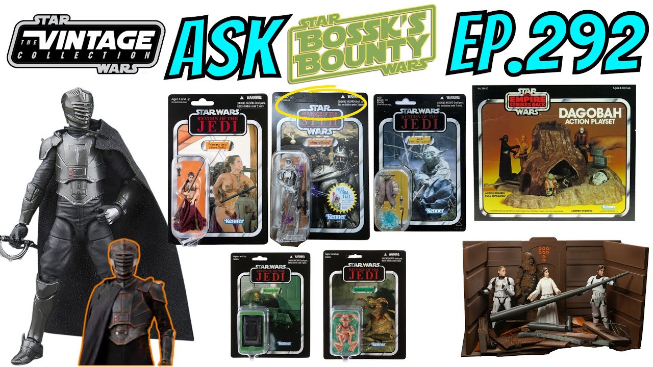 What Are The Rearest Vintage Collection Figures? Most Wanted Kenner Playsets in TVC? Ask Bossk!