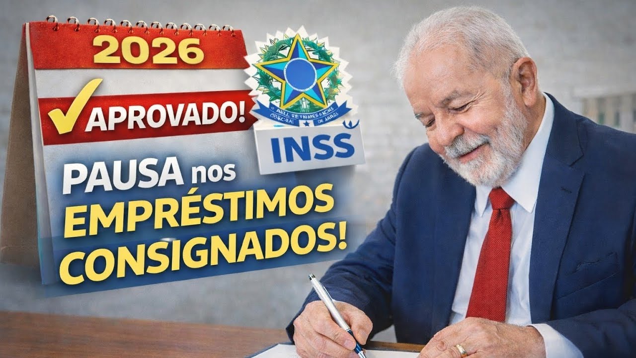 APROVADO! PAUSA nos EMPRÉSTIMOS CONSIGNADOS_APOSENTADOS e PENSIONISTAS_INSS 2026