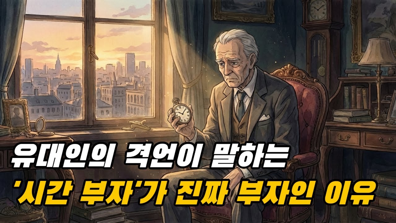 [오늘의 지혜] 돈은 다시 벌 수 있지만, 30대의 1초는 다시 살 수 없습니다: 유태인의 시간 자본론