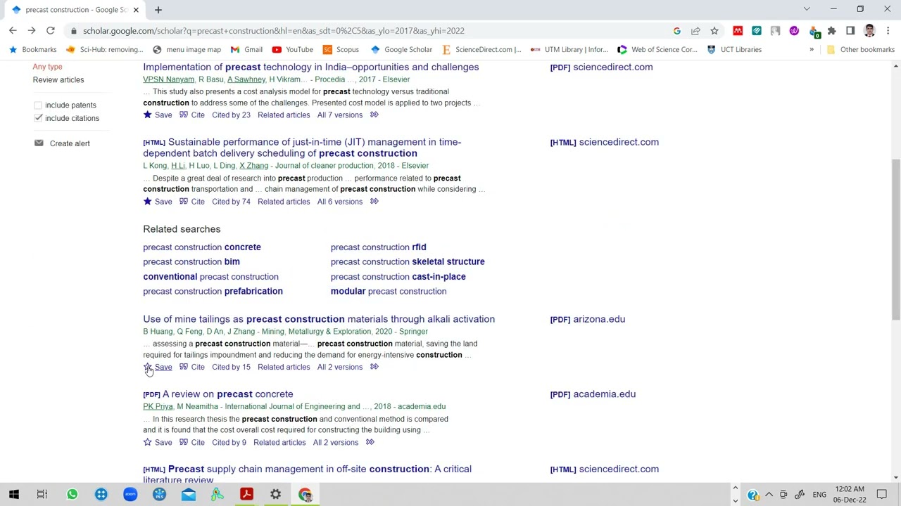 From Google Scholar to MS-Excel