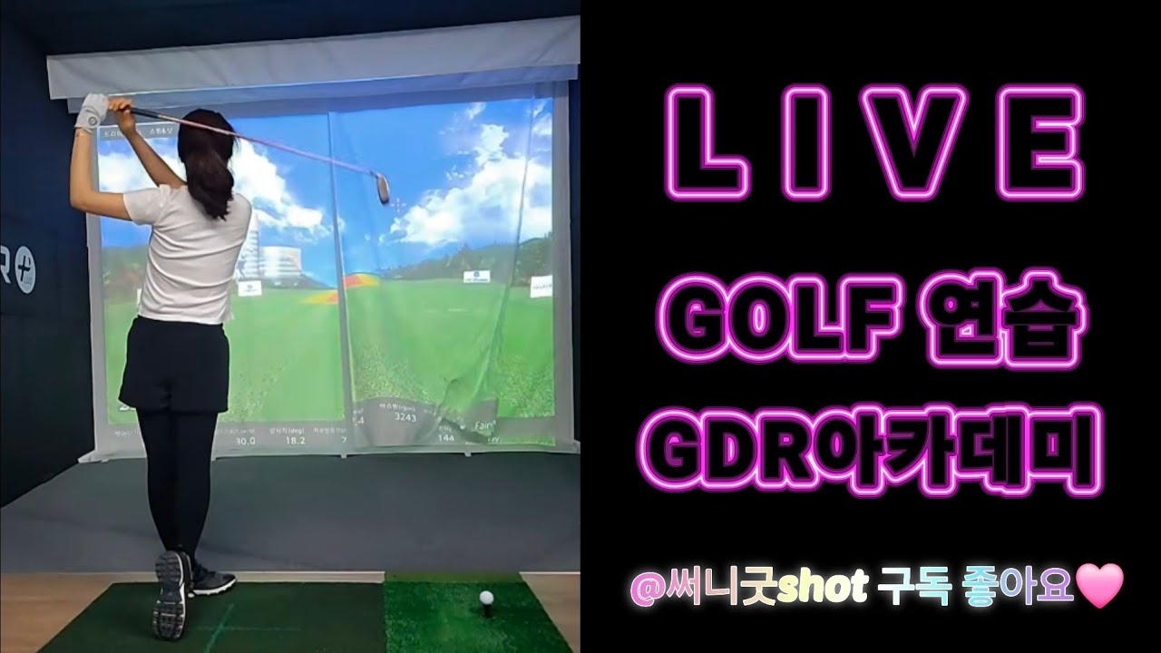 골프연습 골프존 21일차 GDR연습장 스크린 써니굿샷 #골프 #golf #golfswing #연습 #골프스윙 #드라이버스윙 #아이언스윙 #holeinone #gdr #골프아카데미