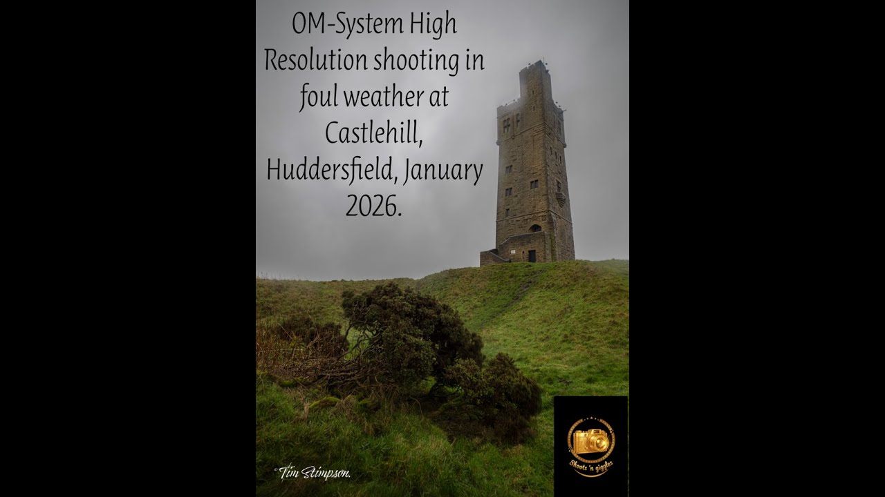 Shooting Huddersfield Castlehill in High Res on the OM1 mkii