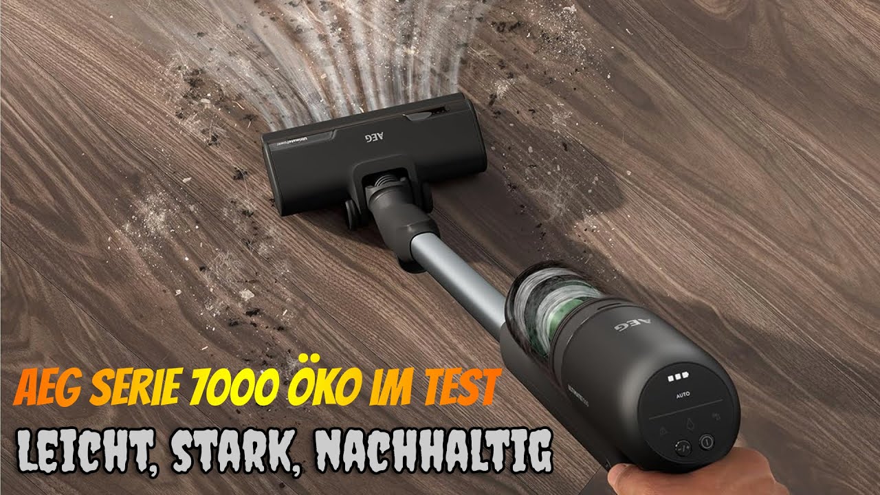 AEG Serie 7000 ÖKO – der Akku-Staubsauger für eine saubere Zukunft