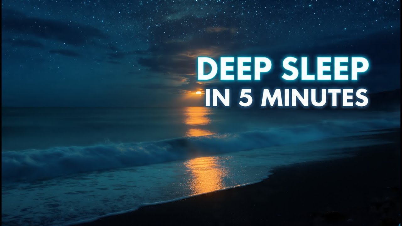 Fall Asleep Insomnia Forever • Ocean Sounds For Soothing Waves In Quiet Night To Sleep Instantly