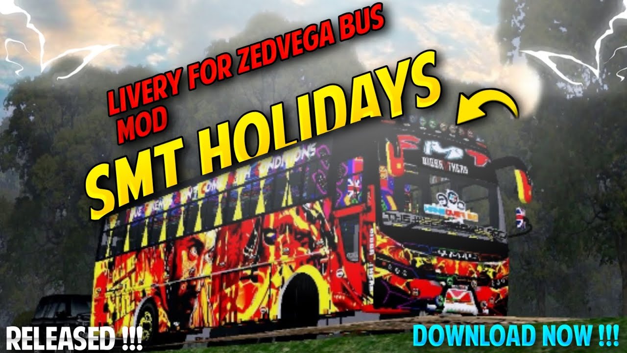 💥NEW SMT{HANGOVER 2.0}HD LIVERY FOR ZEDVEGA BUS MOD||  RELEASED|DOWNLOAD NOW @NIGILESHGAMING