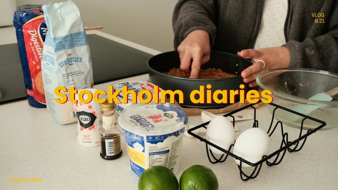 Baking Key Lime Pie Cheesecake Bars 🍋 | Cozy Silent Baking Vlog