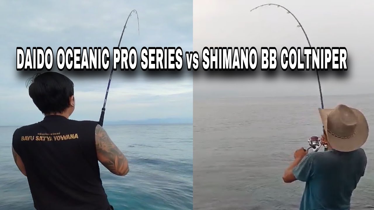 Joran baru beli langsung amis, tes joran daido oceanic pro series vs shimano bb coltniper