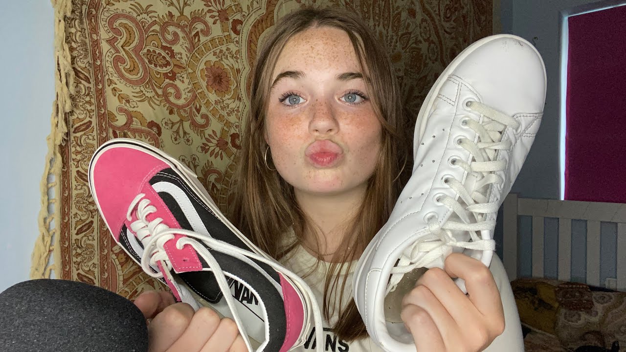 ASMR SHOE COLLECTION AND TONGUE CLICKING