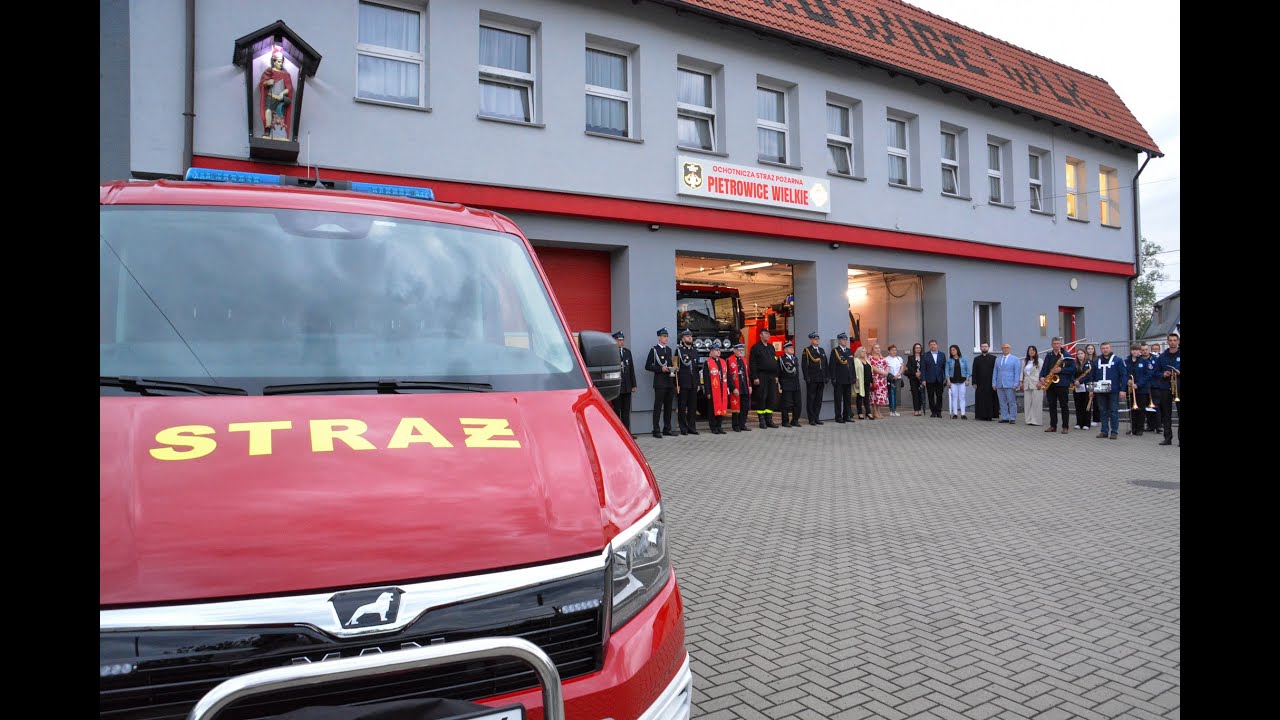 Racibórz Pietrowice Wielkie - poświęcenie nowego wozu i pochód na św. Floriana