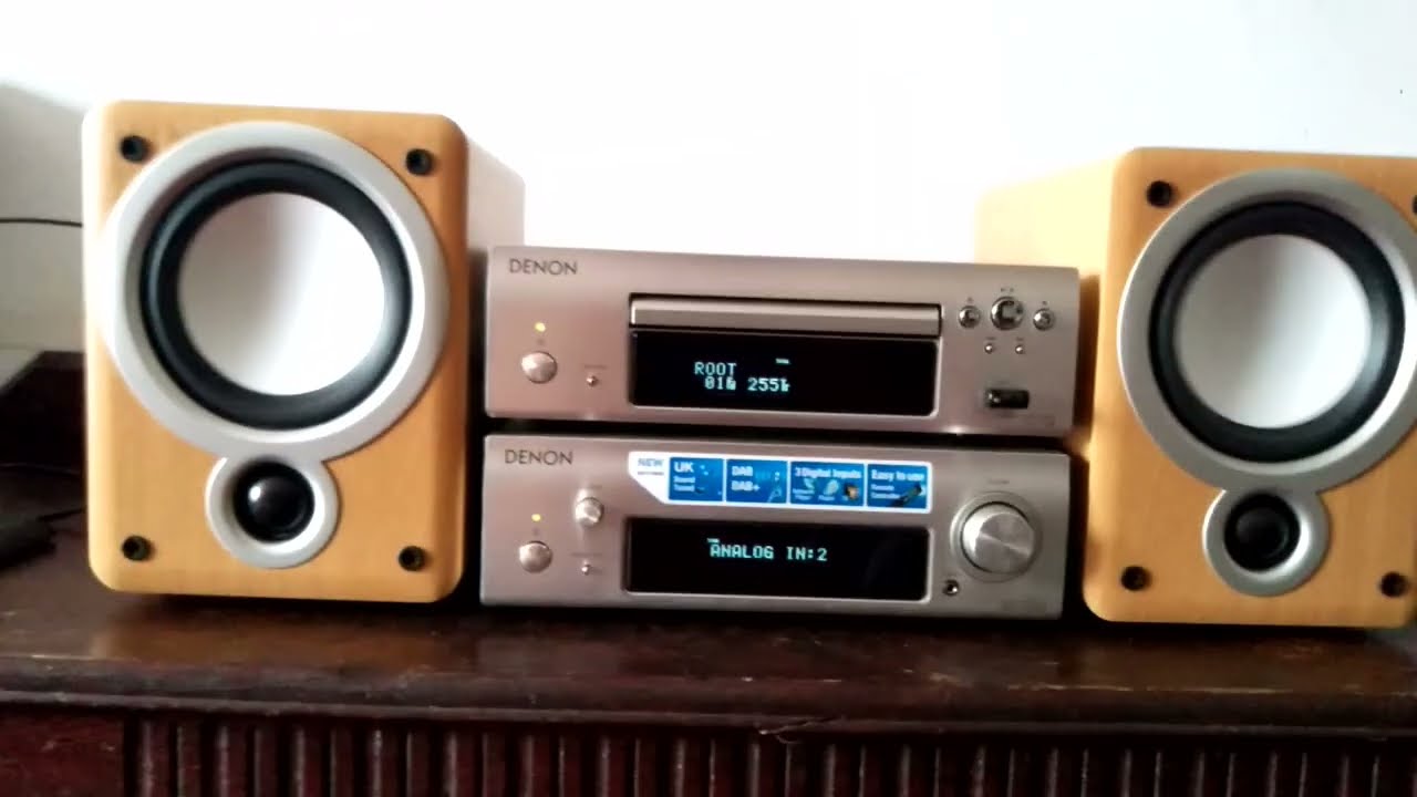 High quality sound. DENON DRA-F109  DCD-F109  Speakers DENON SC-M73 (Upgrated) Bass test