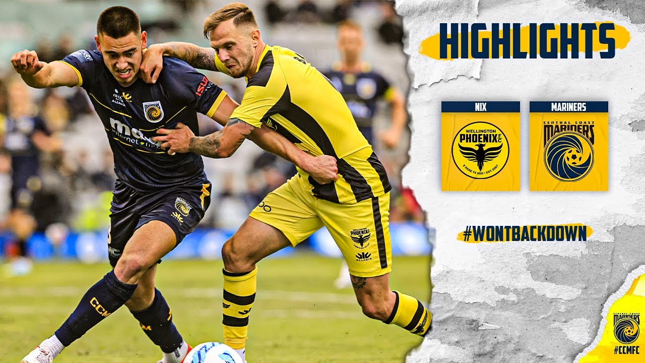 HIGHLIGHTS: Wellington Phoenix v Central Coast Mariners - Isuzu UTE A-League