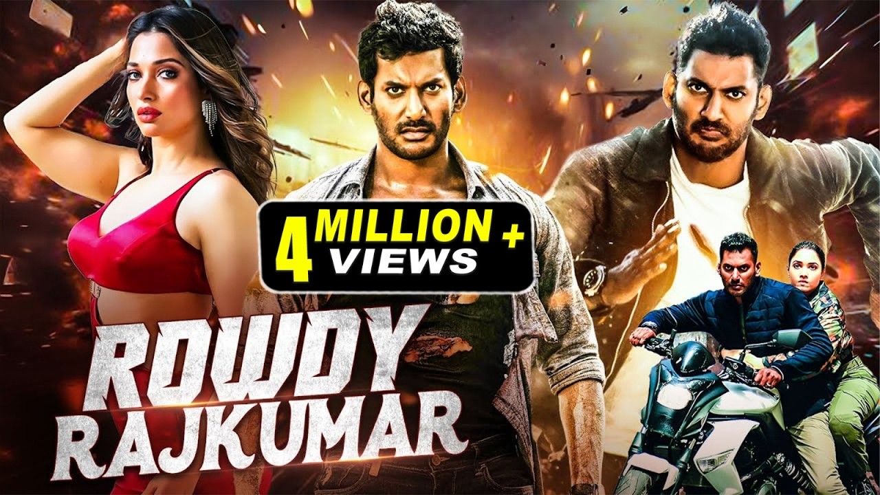 Vishal's - Rowdy Rajkumar | New (2025) Released South Indian Movie Dubbed In Hindi | Action Movie