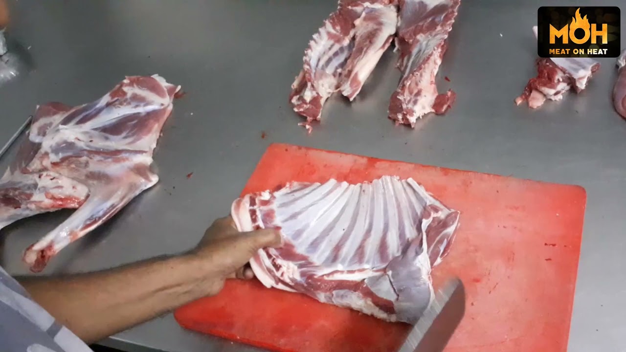 Amazing Full Goat Cutting Skill. Goat Cutting And Cleaning In Pakistan  | Meat On Heat