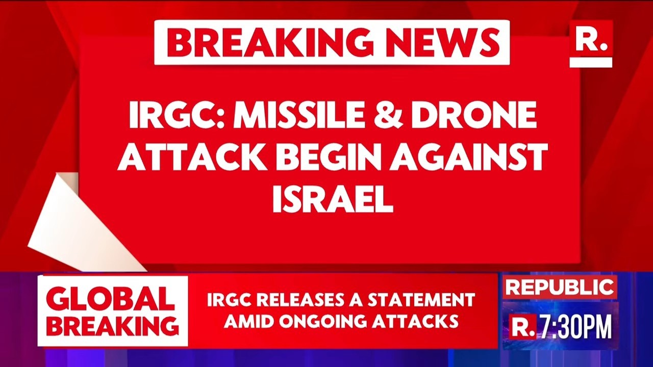 BREAKING:IRGC Releases a Statement Amid Ongoing Attacks, Missile & Drone Attack Begin Against Israel