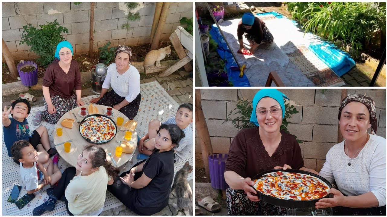 Halı Yıkadım✨️ | ‼️Farklı Bir Sosla Evelik Dolması‼️| Edanın Yaşamı🌿