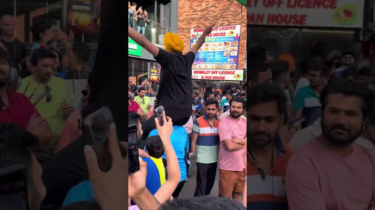 #india win the #t20worldcup #Indians #celebrate at #wembley