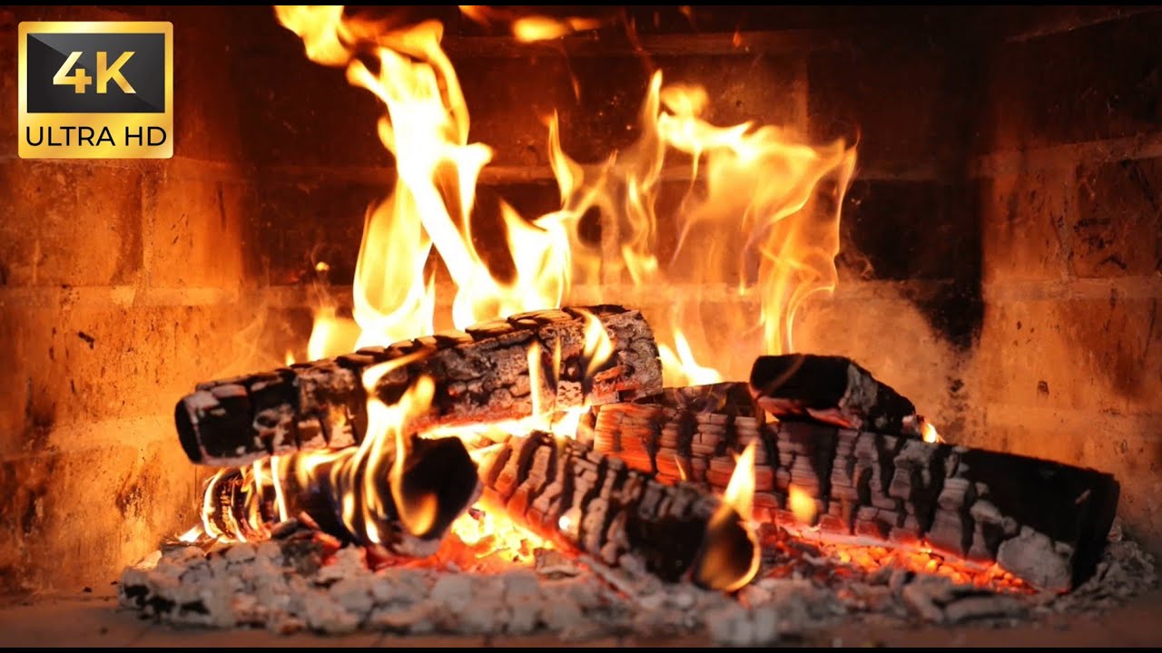 4K Quran Recitation with Fireplace | Surah Al Baqarah - FULL