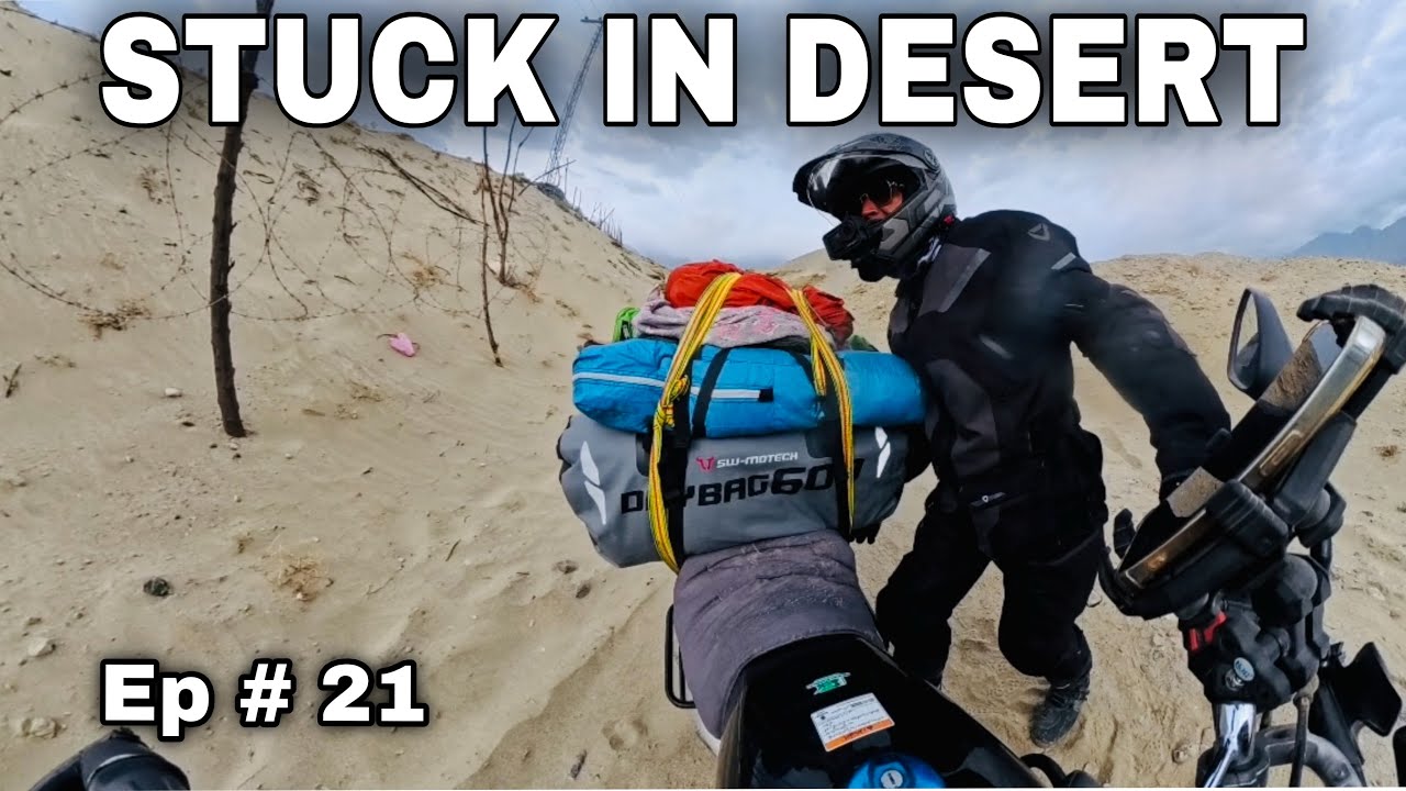 My Bike Got Stuck in Katpana Desert 😱 | Skardu to Basho Valley & Astore Ride | Ep 21 |