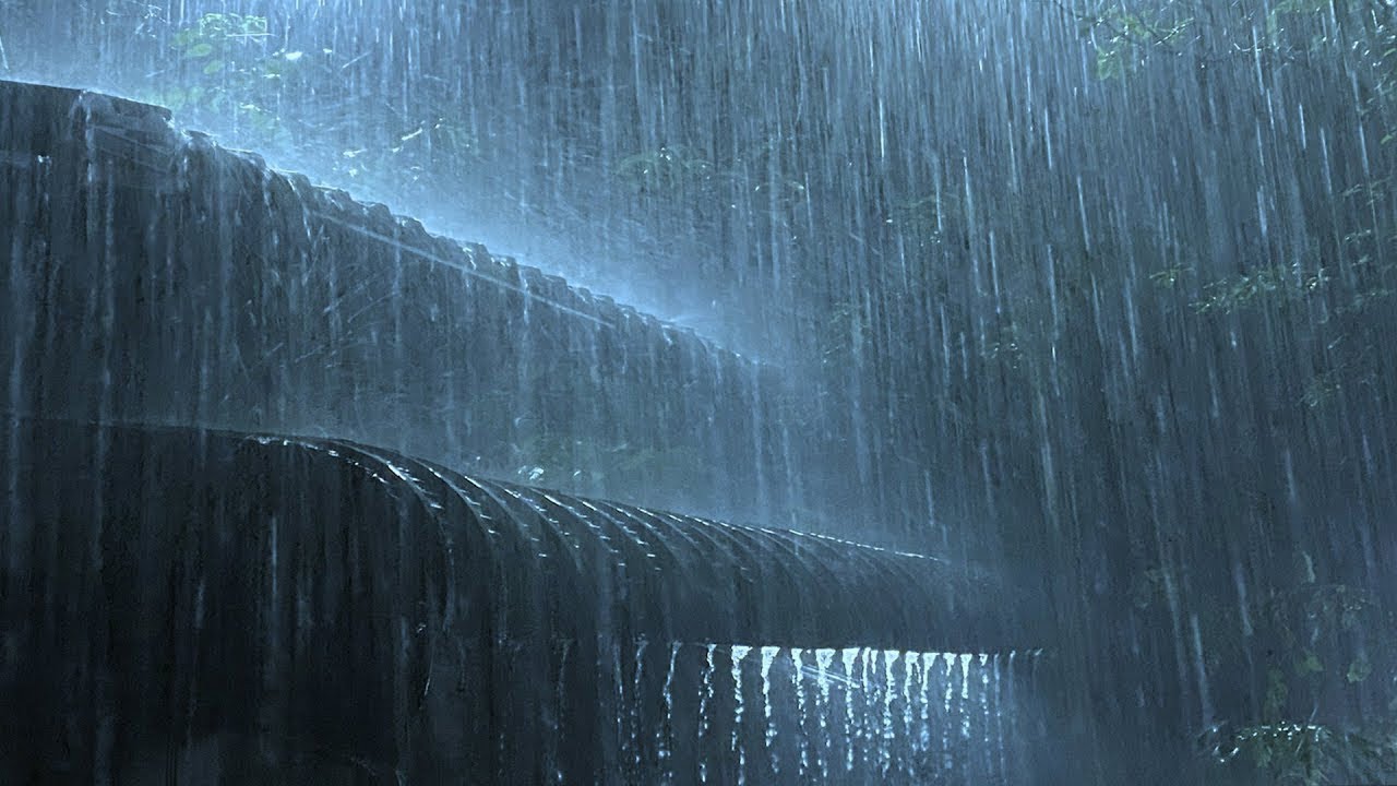 Rain and Thunder Sounds for Sleeping Dark Stormy Night for Peaceful Dreams