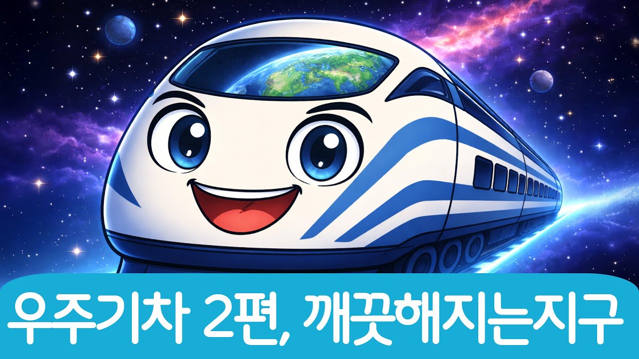 우주기차 2편 (깨끗해지는 지구) | 환경 동요 | 우주 이야기 동요 | 어린이 동요 | 망둥이키즈