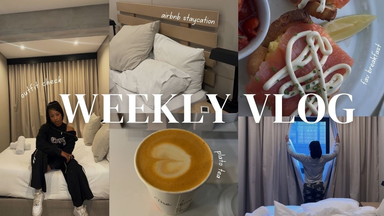 weekly vlog as an engineer 🤍 | working from home, training, airbnb staycation