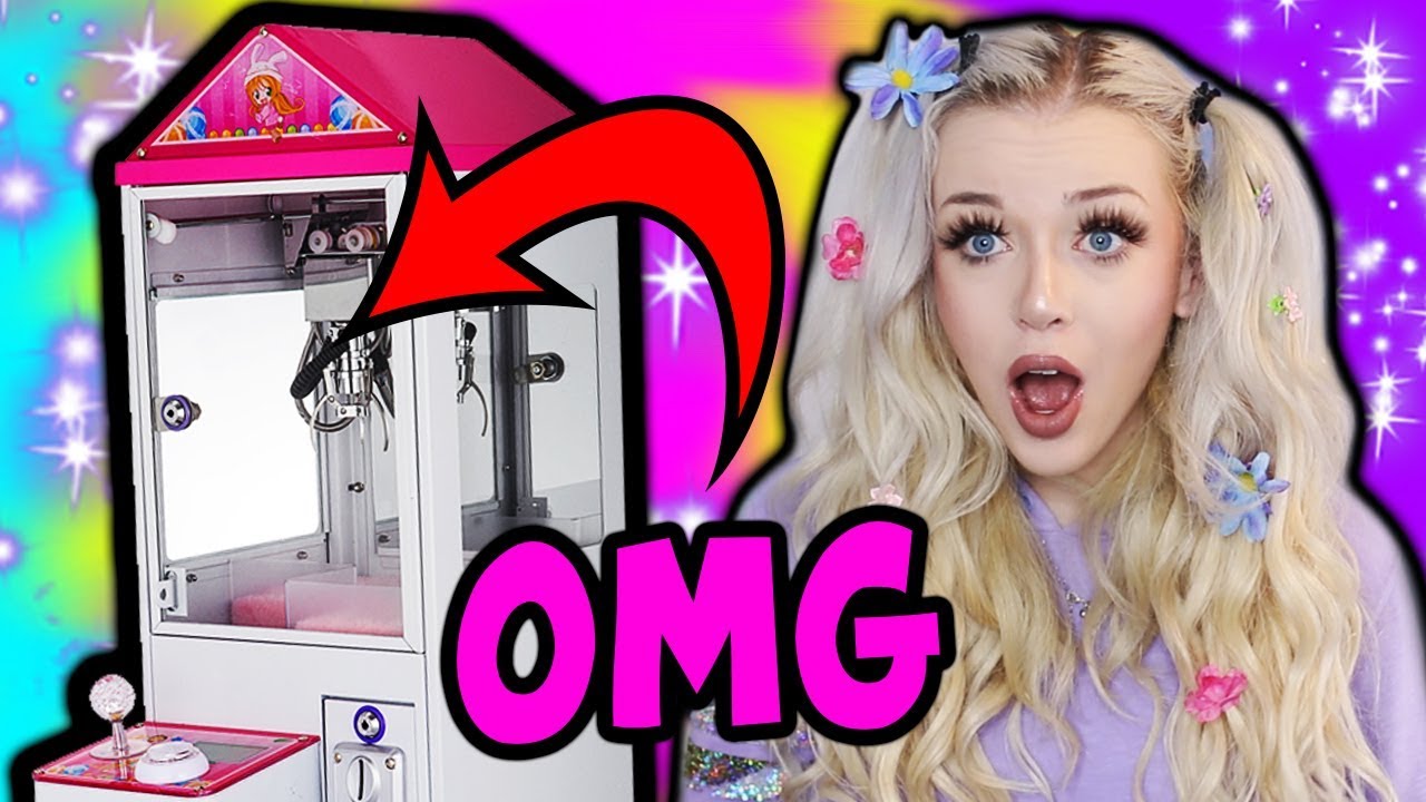 I GOT A BRAND NEW TINY CLAW MACHINE!! OMG!!!