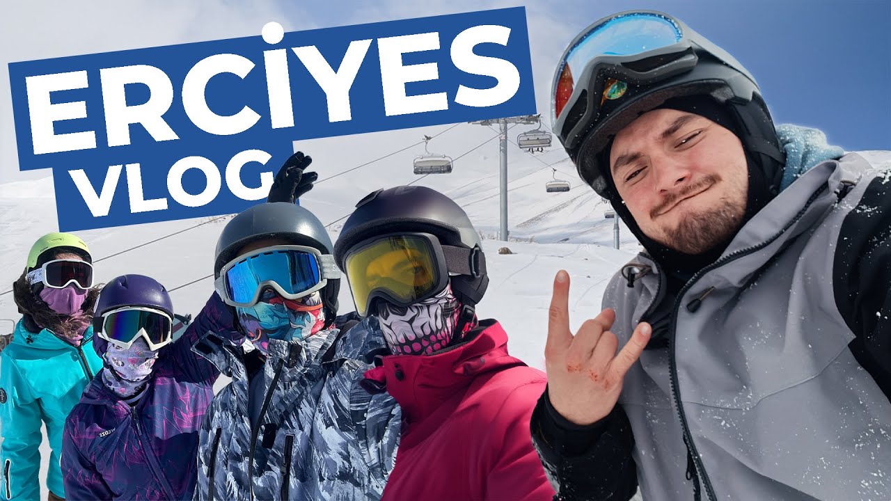 Gece Kayağı, Pistler & Sucuk | ERCİYES VLOG 🏂