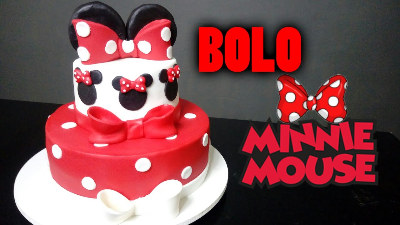 BOLO DA MINNIE (PASSO A PASSO)