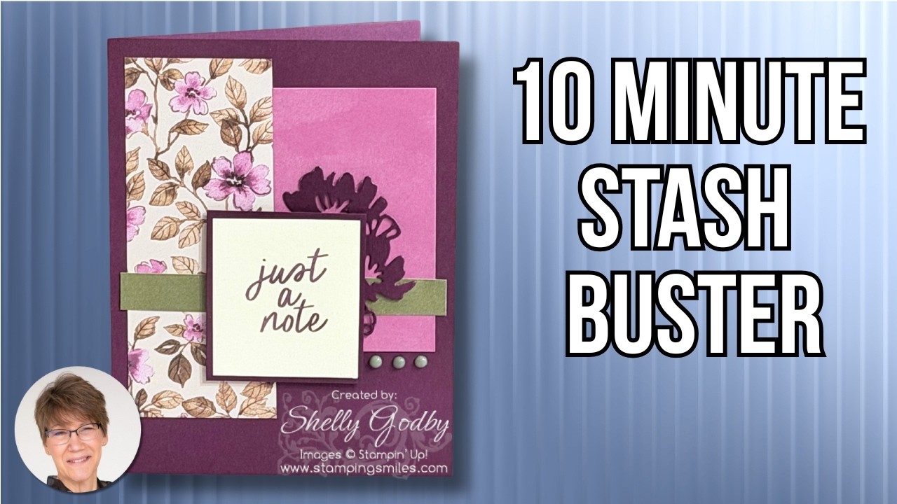 Need a Card in a Hurry? Let Patterned Paper Save the Day! Easy Layout