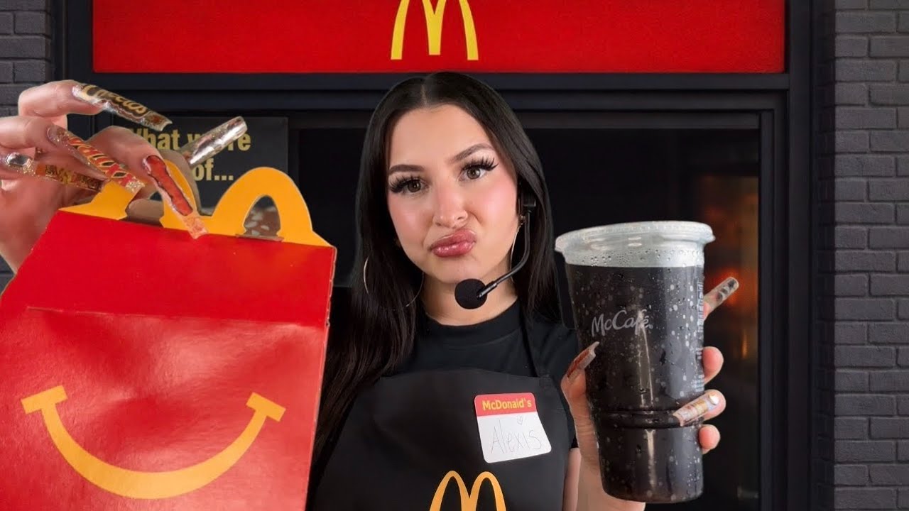 ASMR Hot Cheeto Girls FIRST & LAST day at McDonald’s🍟