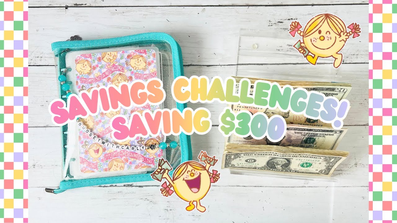 ✨ Cash Stuffing Savings Challenges ✨ Year Long & Short Term Challenges! ✨ Saving $300 ✨