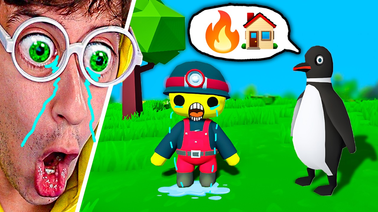 24 HORAS Animal Decide Mi Vida 😈🧠😱! (Mascota Troll 😭) - Wobbly Life #103
