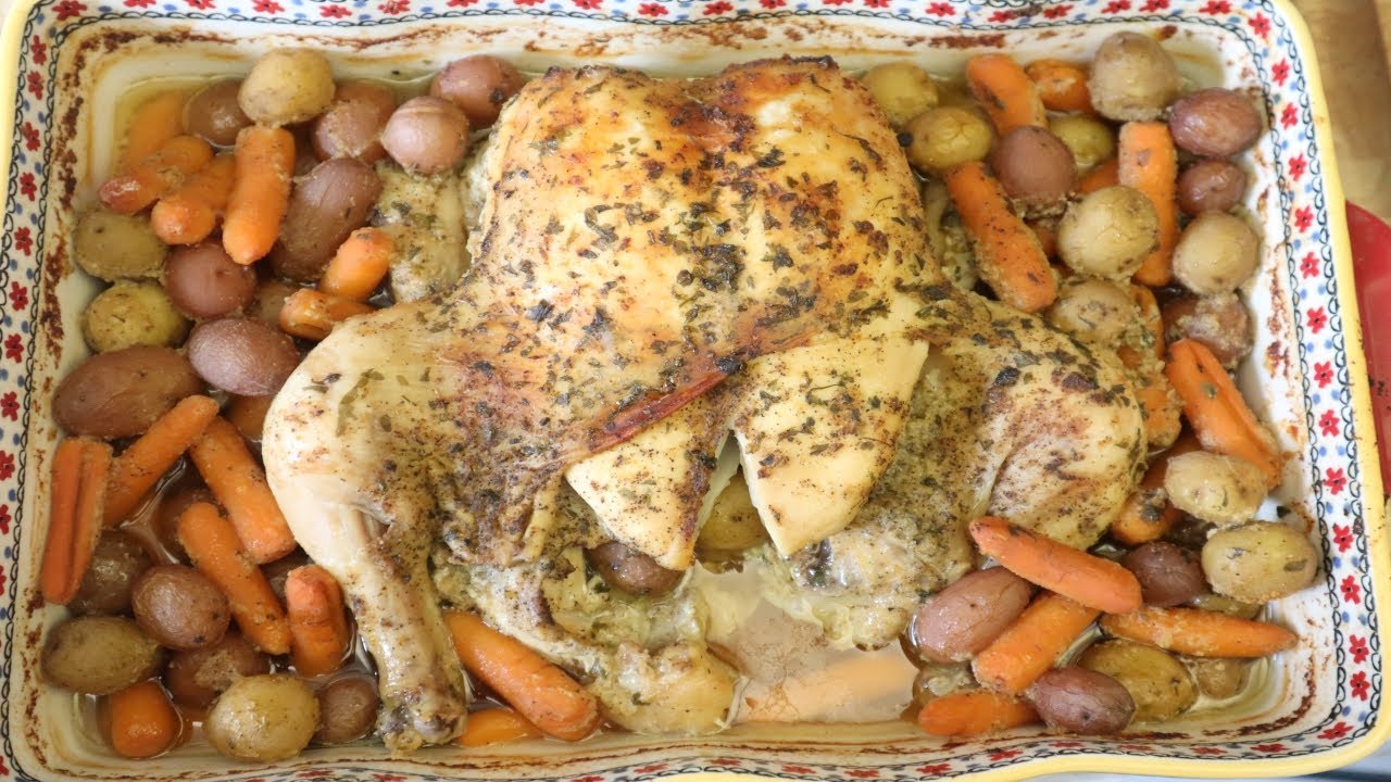 Whole Organic Roasted Chicken Recipe!
