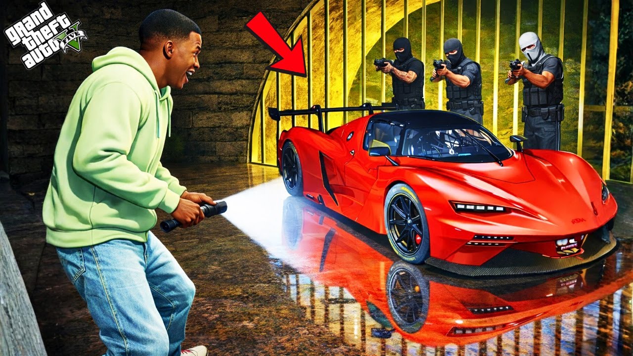 GTA 5 : Franklin Finds A Hidden Rare Supercar Worth Millions! 😱🚘 | GTA 5 Bangla Gameplay