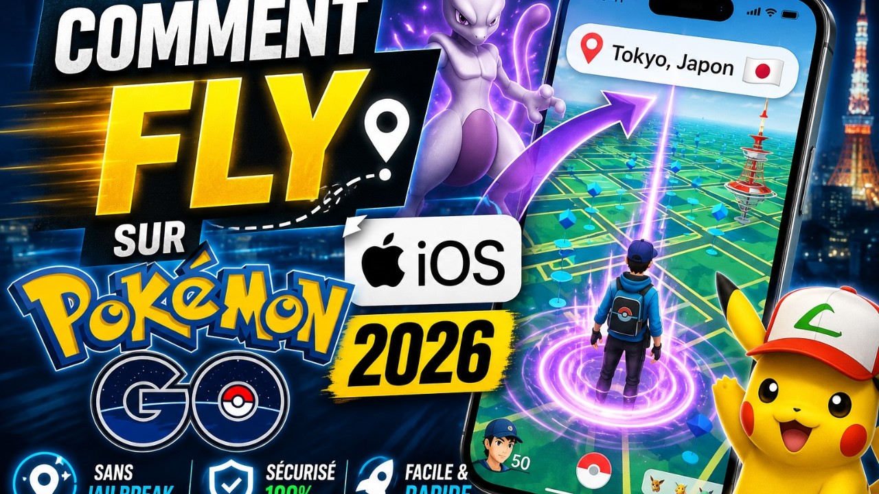 COMMENT FLY sur Pok&eacute;mon GO iOS en 2026 🍎📍 | SpooferPro SANS JAILBREAK !