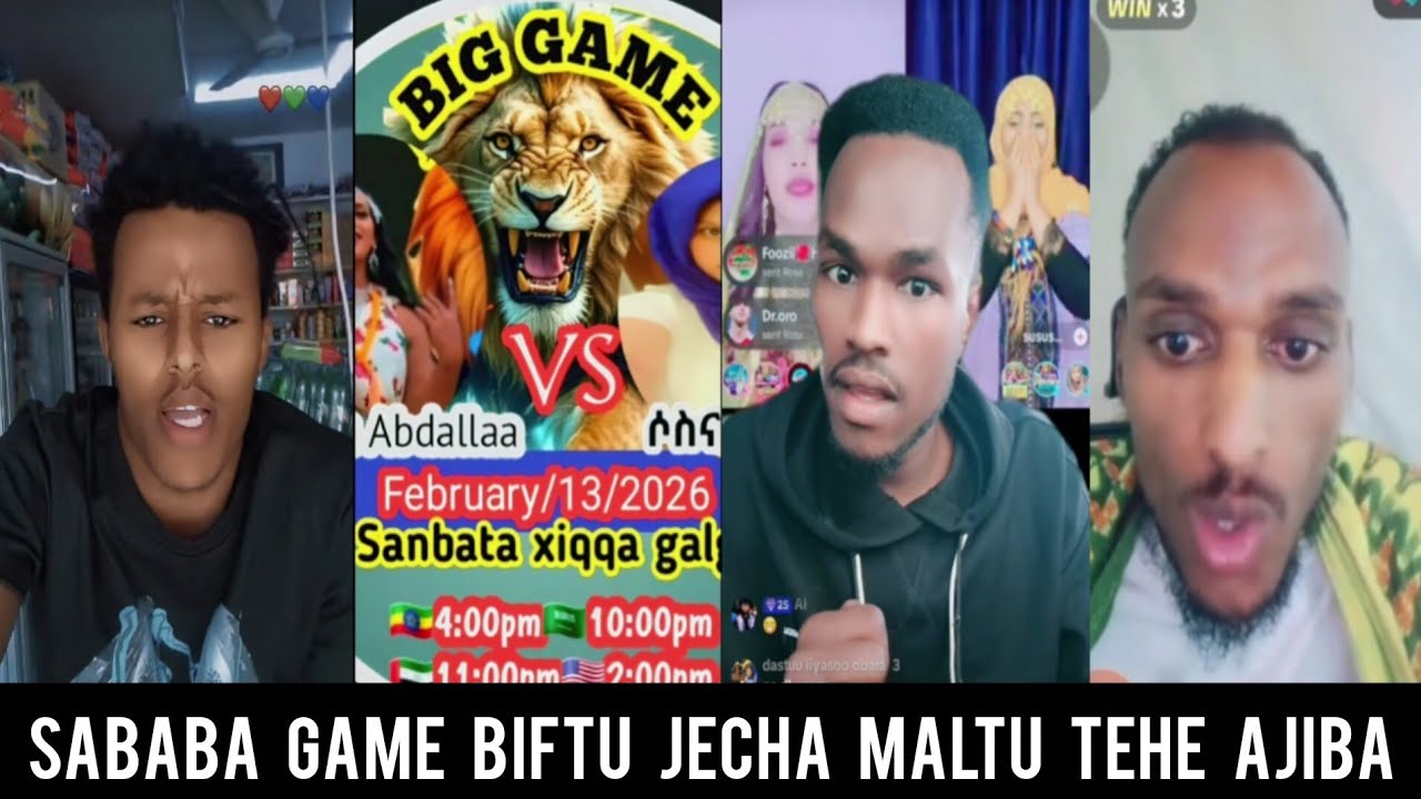 Sababa game biftu abdalla jecha wal fixan kuno maltu umama jira ummaatta 