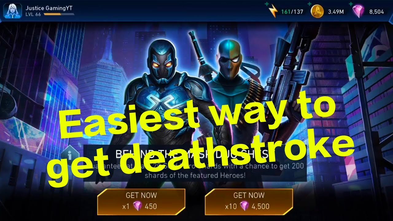 Easiest way to get deathstroke | Behind the mask duo chest opening | Injustice 2 mobile