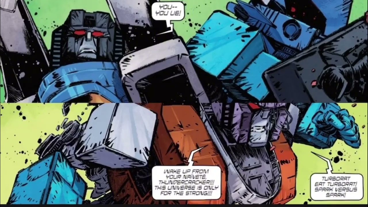 Transformers Skybound comic dub - Starscream vs. Soundwave (Issue 16)