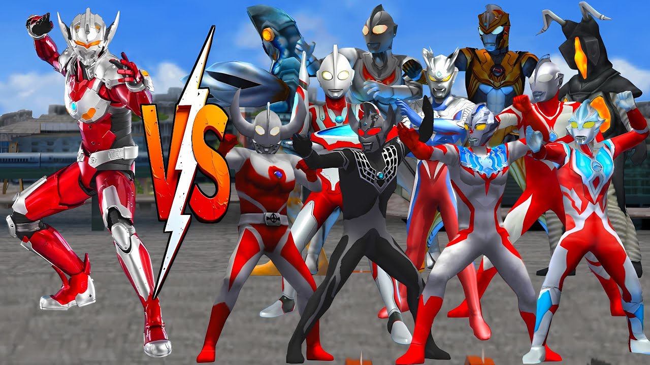 ウルトラマン SUIT TARO VS ULTRAMAN TAIGA, FATHER OF ULTRA, ZERO, RIBUT, GINGGA, GREAT, NOA #ウルトラマン #kaiju