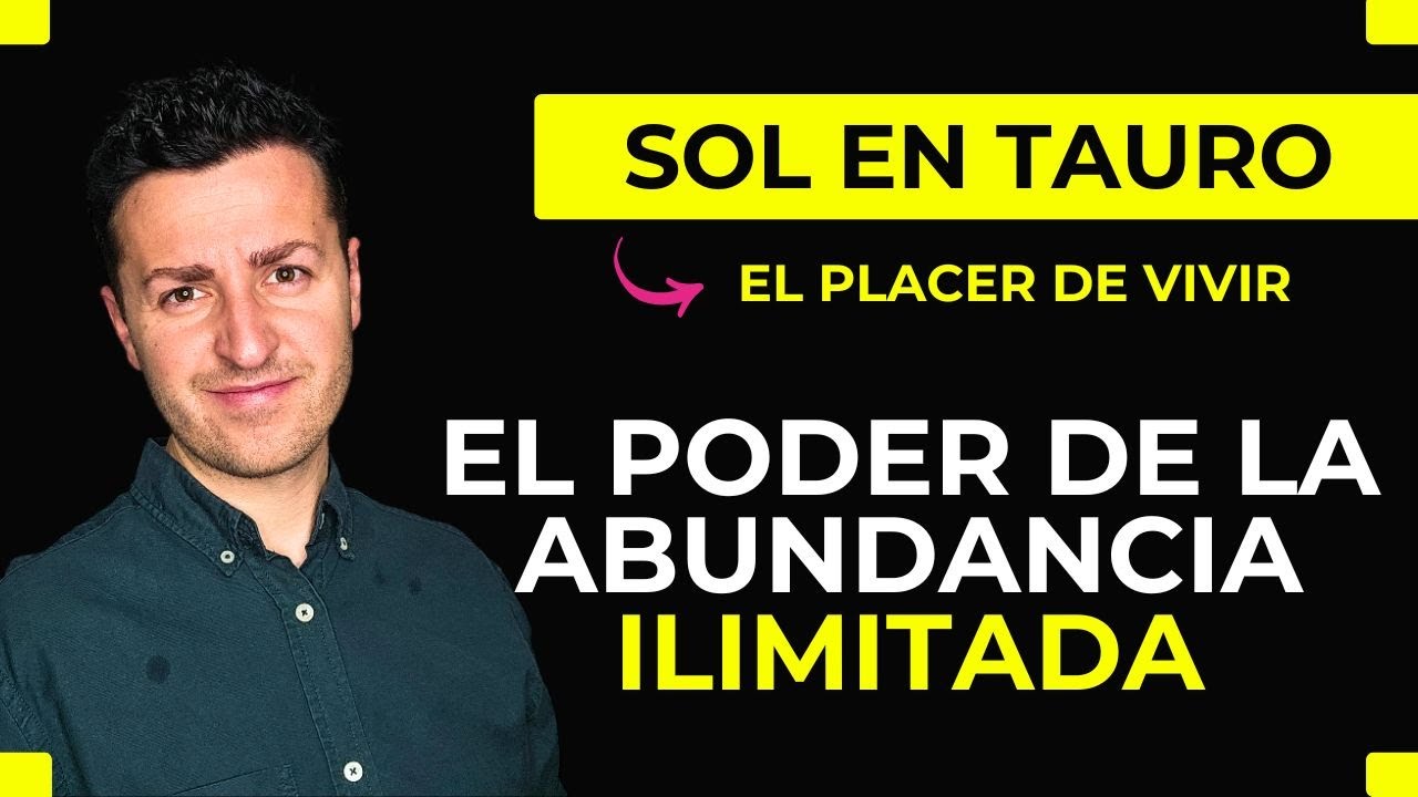 🌱 SIGNIFICADO DEL SOL EN TAURO ☀️ | Identidad, Valor y Seguridad en la Carta Natal