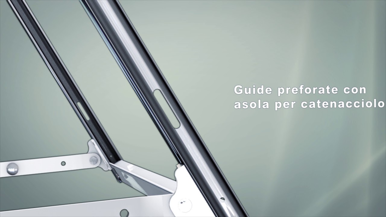 Telaio a sporgere in alluminio Zefiro. Aria fresca anche con le tapparelle abbassate.