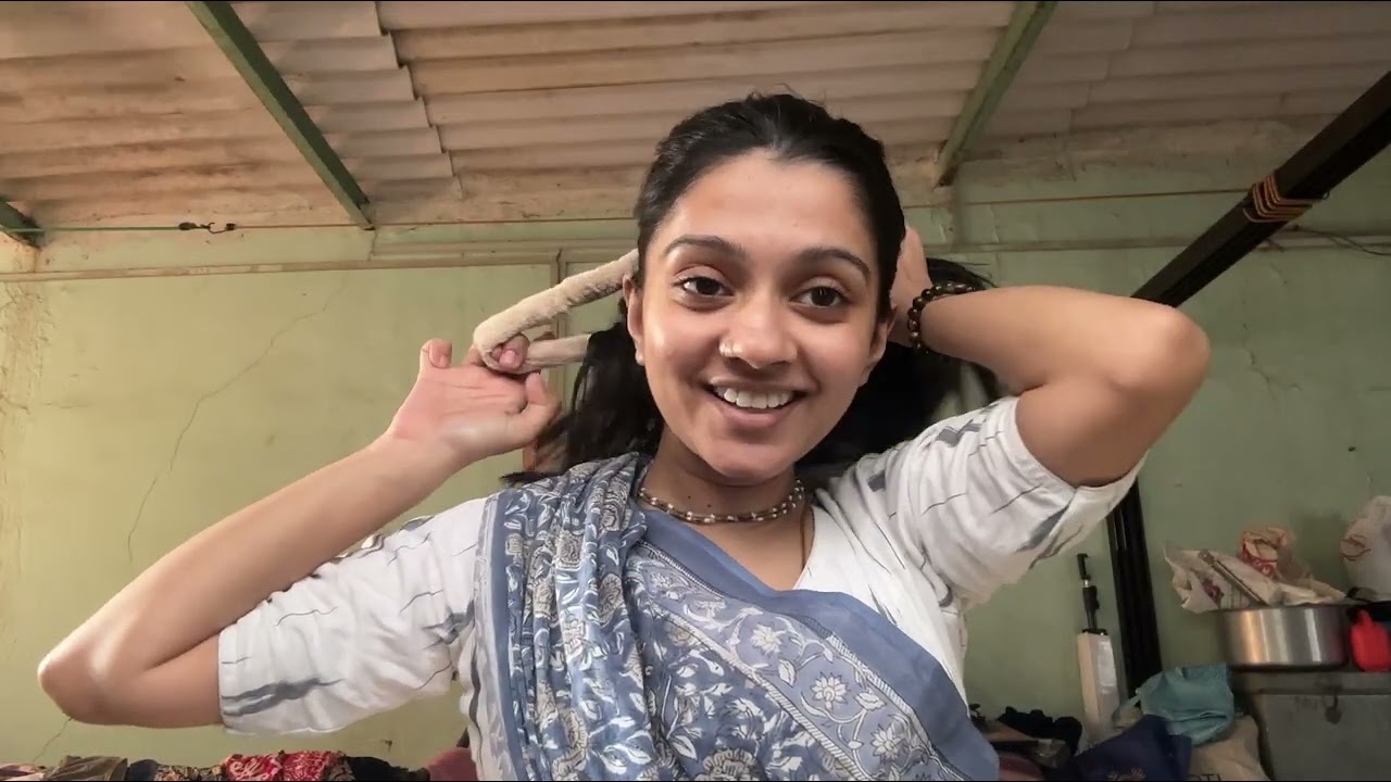 Days 63 Vlog | Vintage Saree Reel BTS ⭐