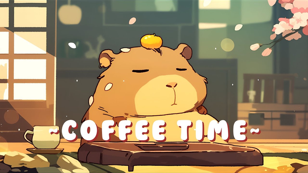 Capybara Study Beats - Peaceful Lofi Hip Hop Beats ~ Chill Session ~ 🦫 🎵 🌙 | Background Music