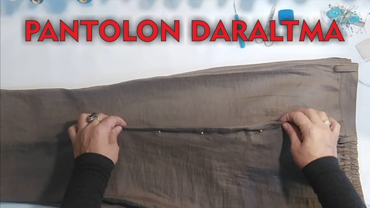 Pantolon Nasıl Daraltılır ?  PANTOLON DARALTMA NASIL YAPILIR? - HOW TO NARROW THE TROUSERS?