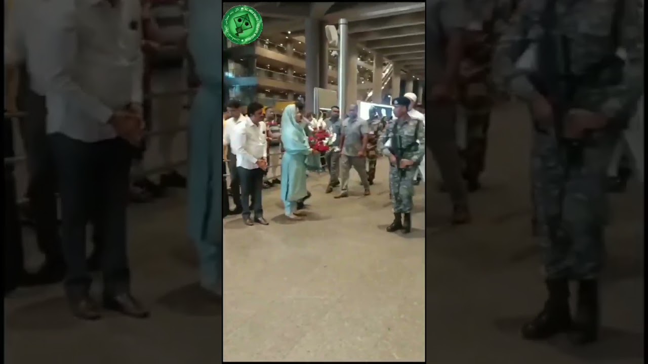 #livevideo Asaduddin Owaisi sahab MP Hyderabad at Mumbai Airport. #ytshorts #youtubeshorts #india