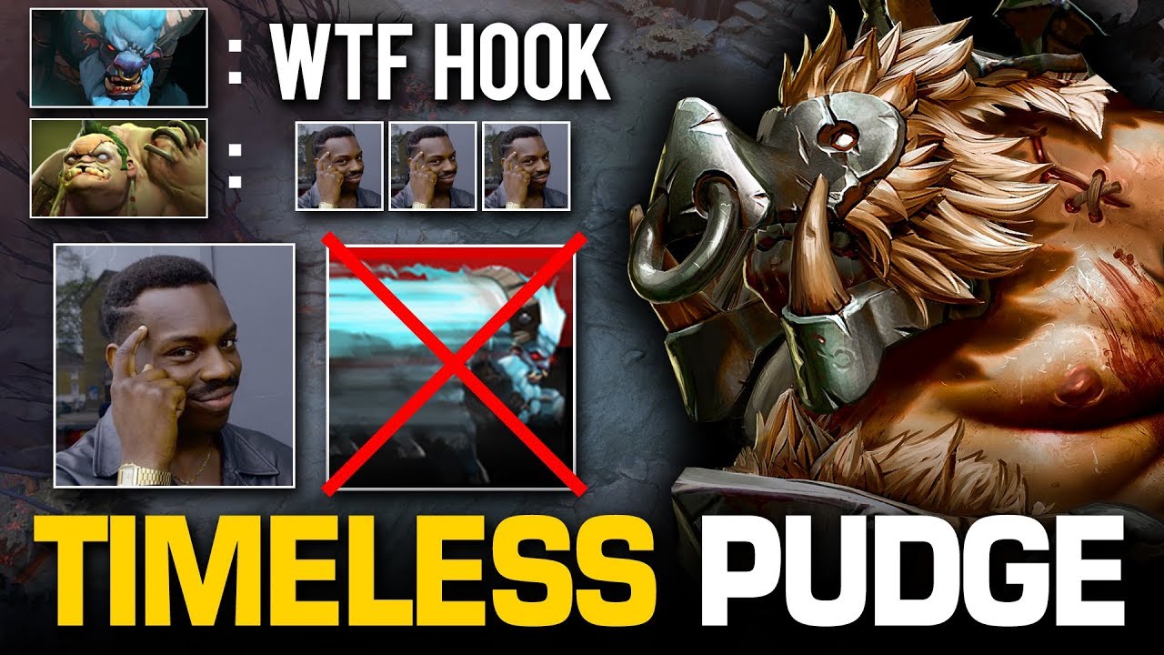 200IQ Pudge Dota 2! Timeless Pudge CAUGHT SB When He On Charge of Darkness | Pudge Offcial