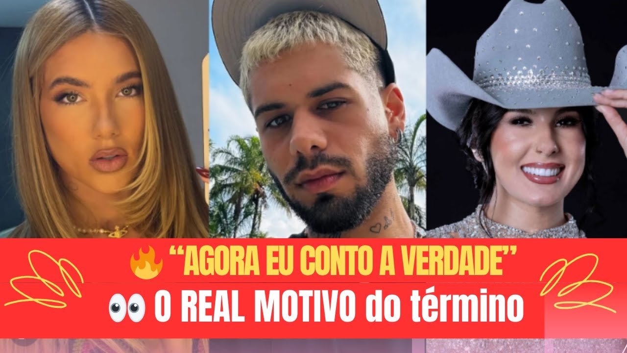 Zé Felipe abre o jogo AO VIVO e revela o verdadeiro motivo do fim com Ana Castela